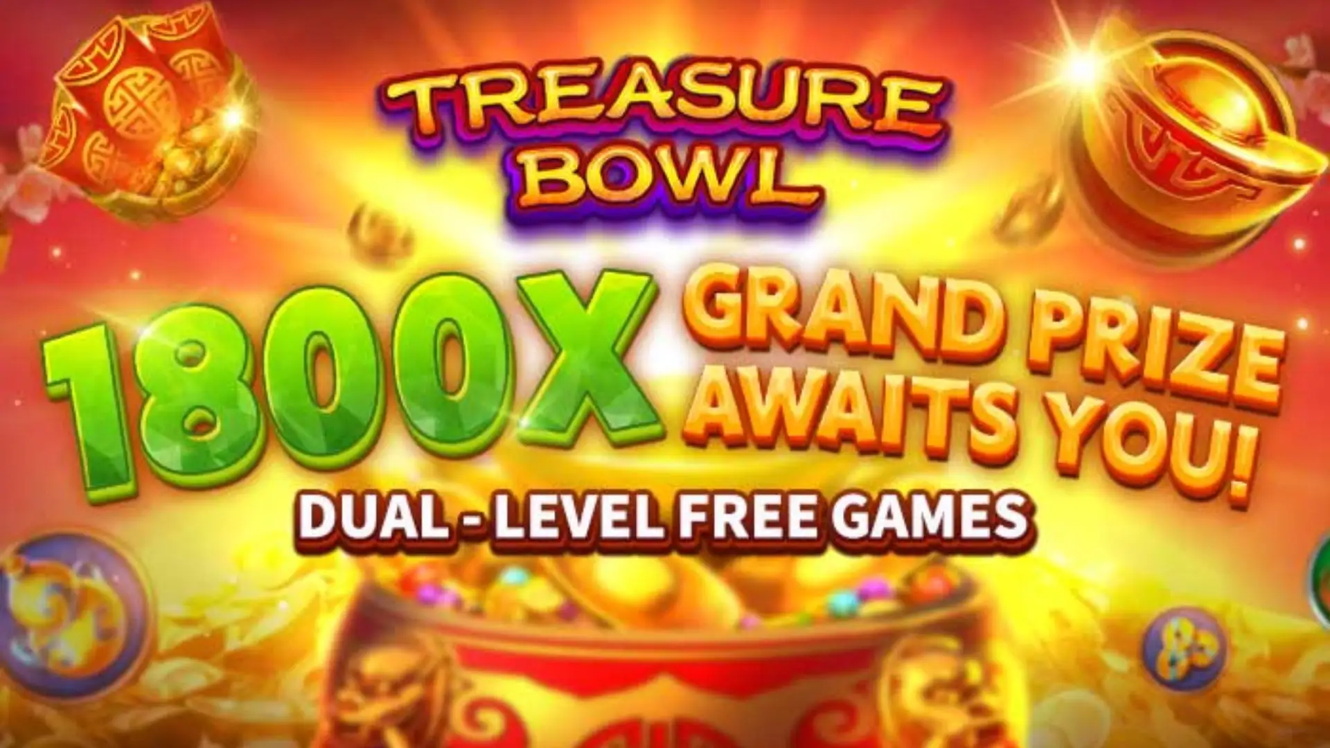 Multiplicadores Treasure Bowl 122bet - 7777x Máximo com Tigela Dourada
